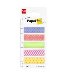 [002659] BANDERITAS PAPER IN PLUS OFFICE DIBUJOS 5 COLORES