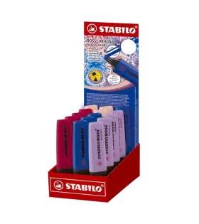[080443] MARCADOR FLUORESCENTE STABILO BOSS NATURE EDICION WILDFLOWER EXPOSITOR 15 UD.