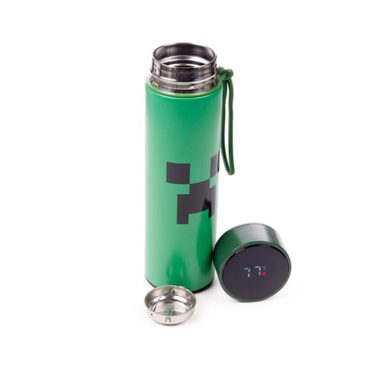 [1000307] BOTELLA TERMO/TERMÓMETRO MINECRAFT 450ML