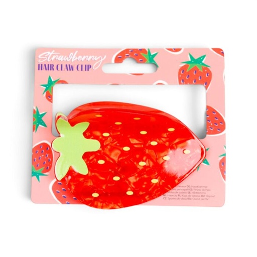 [1000313] PINZA DE PELO FOODIEMALS FRESA