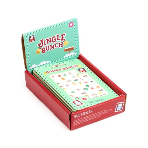 [1000358] PEGATINAS PARA UÑAS NAVIDAD JINGLE BUNCH