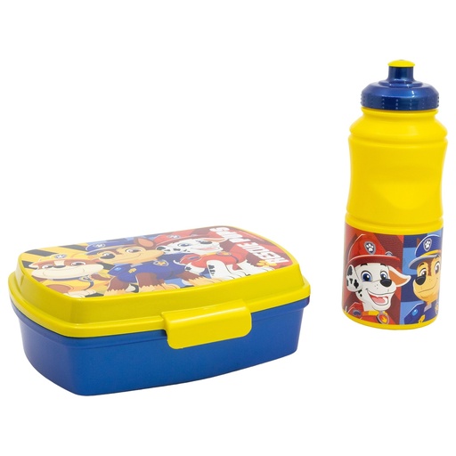 [1000374] SET SANDWICHERA Y BOTELLA PAW PATROL BOY