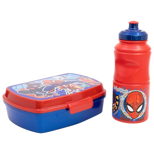 [1000376] SET SANDWICHERA Y BOTELLA SPIDERMAN