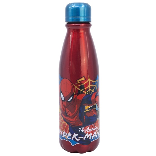 [000034] BOTELLA ALUMINIO INFANTIL 600 ML SPIDERMAN