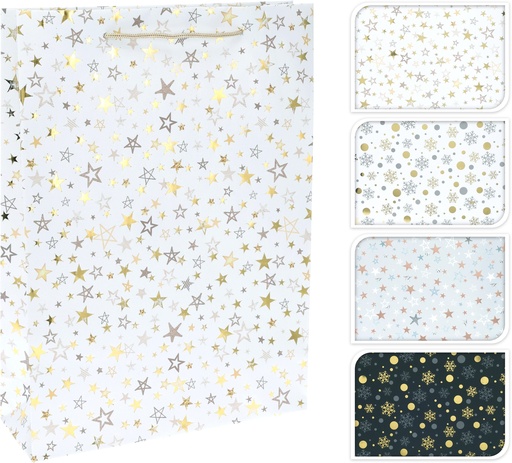 [000643] BOLSA REGALO JUMBO ESTRELLAS 74X51CM 4MOD