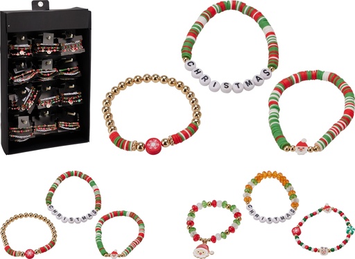 [000830] PULSERAS SET 3PZS 5CM SURTIDAS