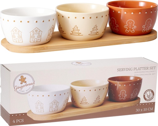 [001082] SET SERVIR NAVIDAD 4 PZS