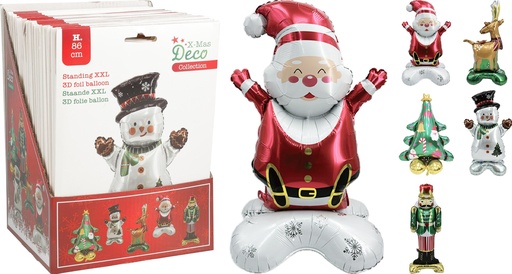 [001095] GLOBO FOIL NAVIDAD 5MOD