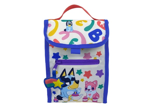 [001129] BLUEY BOLSA DE MERIENDA RAINBOW