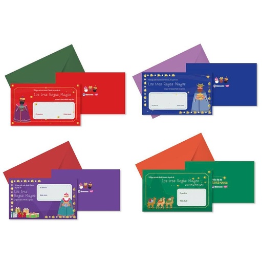 [001400] VALE REGALO REYES MAGOS CON SOBRE