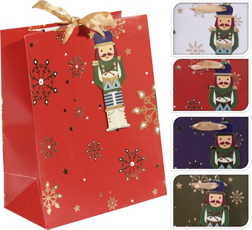 [001528] BOLSA REGALO NAVIDAD ORO 4SURT