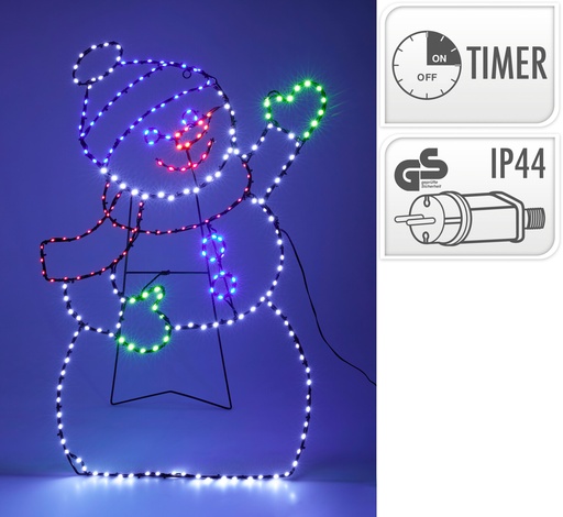 [001596] MUÑECO NIEVE 79CM 255LED