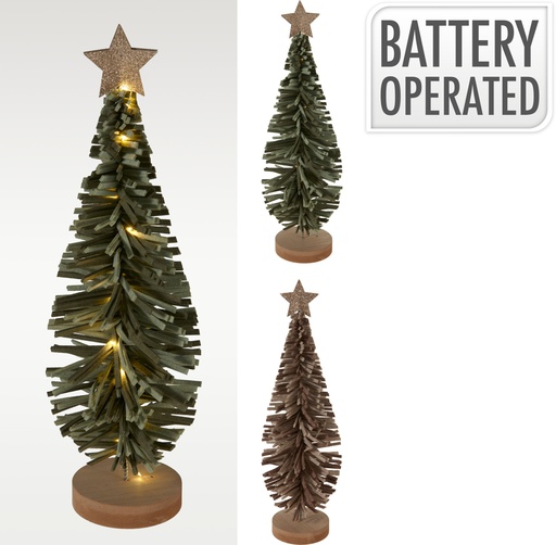 [001625] ARBOL FIELTRO LED 50CM 2MOD