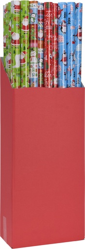 [001649] PAPEL REGALO 100X500CM 4MOD 40U