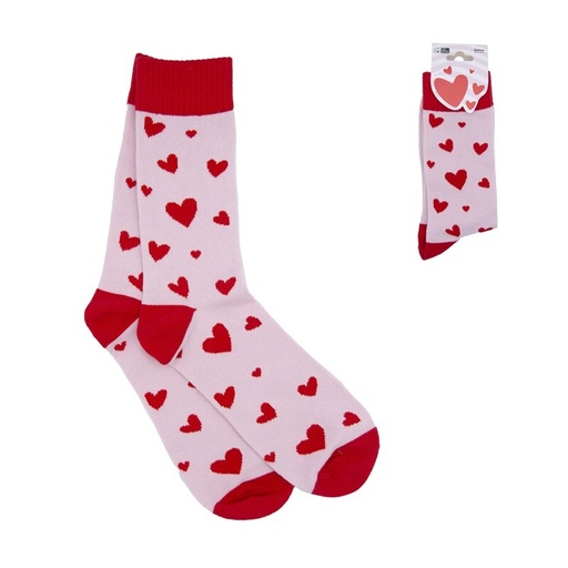 [001698] CALCETINES ALGODON CORAZONES