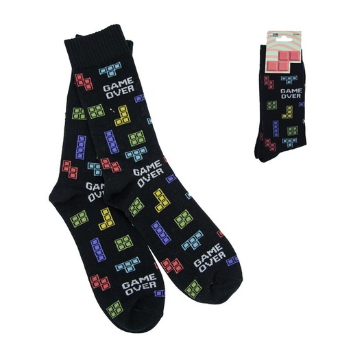 [001728] CALCETINES ALGODON TETRIS