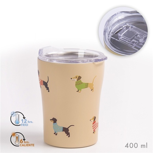 [001736] VASO TERMICO PERRO SALCHICHA