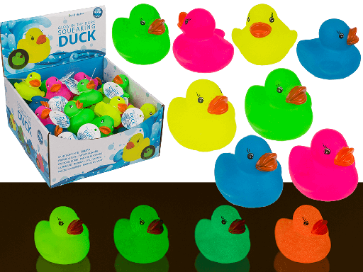 [001754] MINI PATITO BAÑERA, BRILLA EN OSCURIDAD (4 COLORES) REF: 20/1109