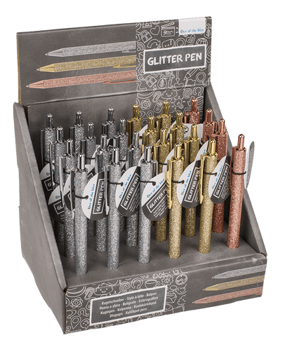 [001794] BOLIGRAFO METAL GLITTER 15 CM REF: 29/2833