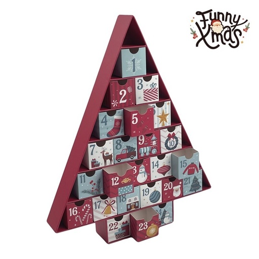 [001861] CALENDARIO DE ADVIENTO ARBOL XMAS