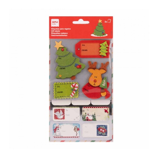 [001879] ETIQUETAS DE REGALO NAVIDAD - ARBOL